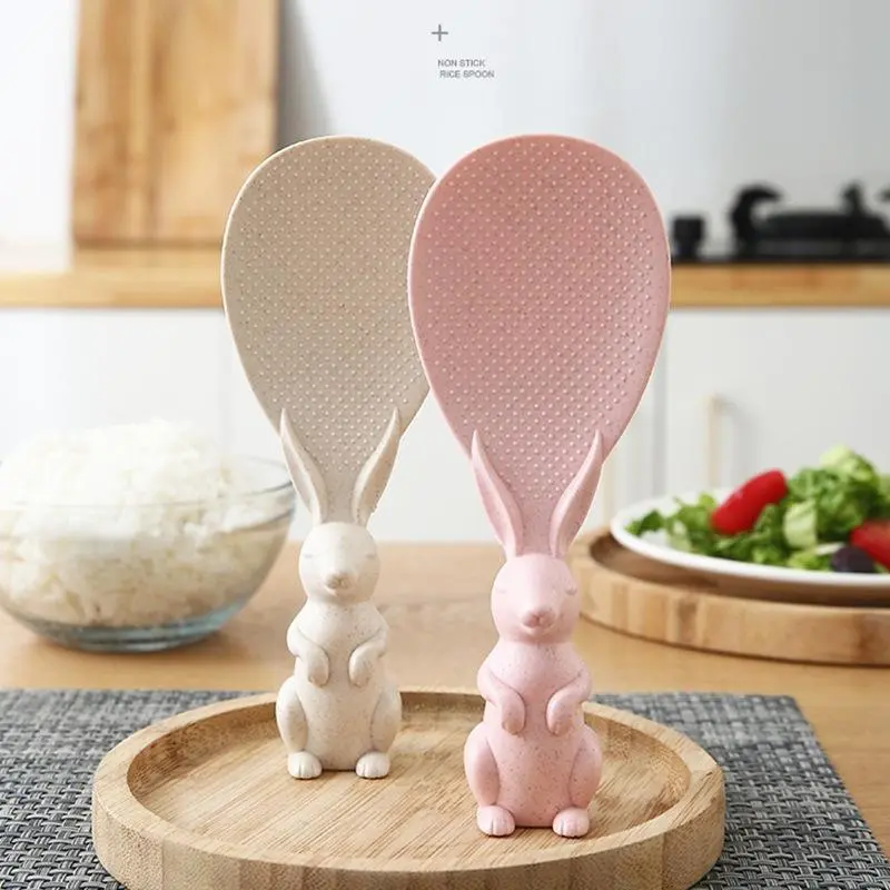 Muỗng Xới Cơm, Hình Thỏ, Kiểu Xẻng, Dụng Cụ Nhà Bếp, Đứng, Dụng Cụ Nấu Cơm, Đồ Dùng Cho Nồi Cơm Điện