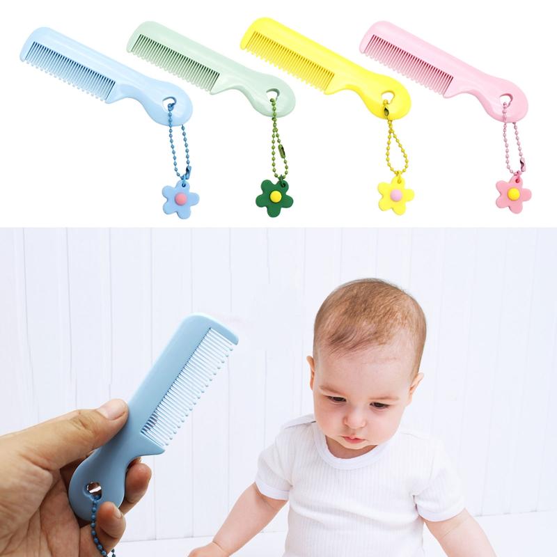 shil Ins Solid Color Safe Baby Comb Baby Hair Brush Baby Comb Newborn Brush Hairbrush 1
