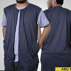 Baju Rompi Shalat Pria Dewasa Zipper/Baju Koko