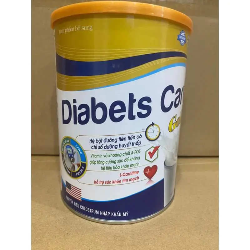Sữa Tiểu Đường DIABETS CARE GOLD - trắng lon 900g Cho Bé