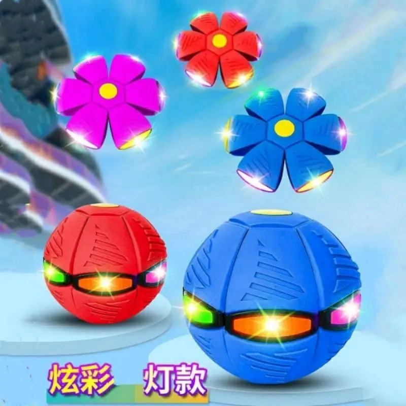 Bola ufo led /bola injak menyala/mainan viral