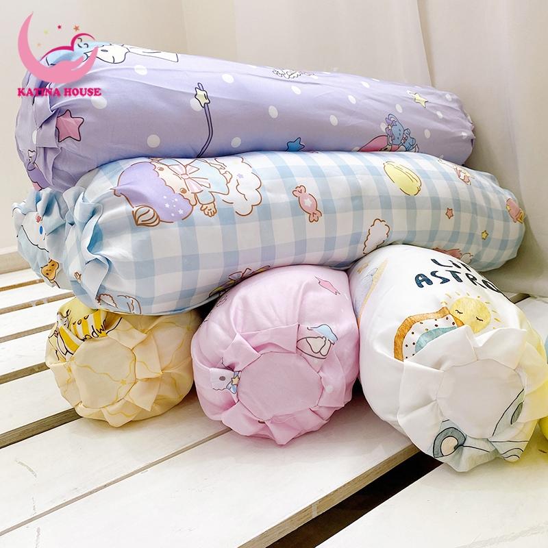 Gối ôm cho bé Katina House 60-80cm, tencel 60s gòn lông vũ nhân tạo mềm mại mát lạnh 8