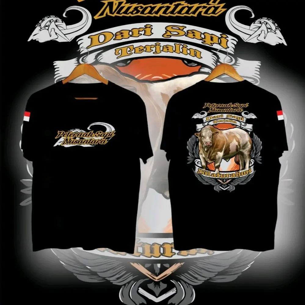 kaos peternak sapi nusantara dari sapi terjalin silaturahmi