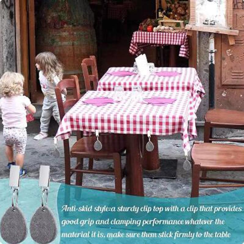 Product Introduction of 8PCS Tablecloth Pendant Tablecloth Clip Droplet Shaped Oval Hanging Tablecloth Pendant Tablecloth Clip Pendant Tablecloth Clip 13