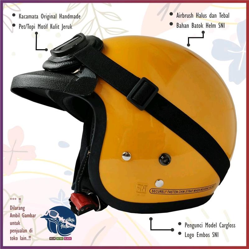 Kacamata Helm Retro Original Handmade 1