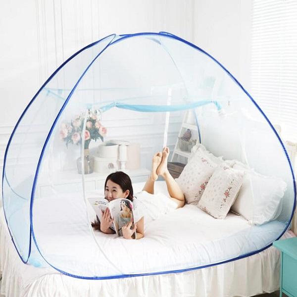 Màn chụp tự bung gấp gọn đỉnh chóp đủ kích thước 1m2, 1m6, 1m8, 2m2 màn _