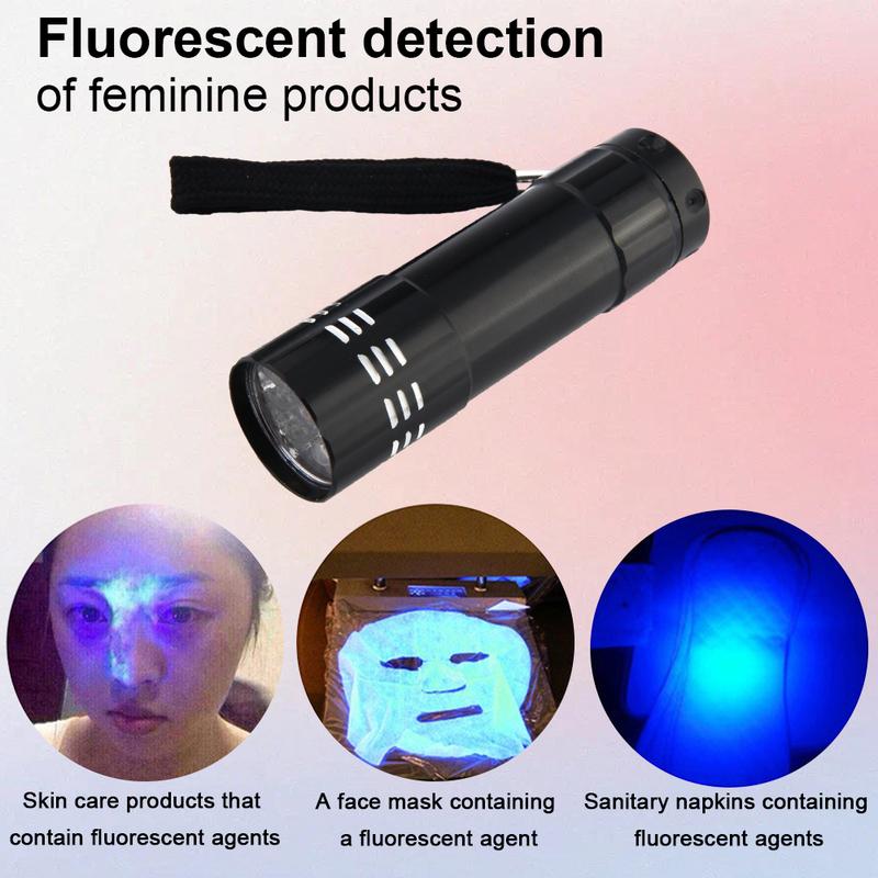 Product Introduction of Đèn pin đèn UV, 9LED, Đèn pin huỳnh quang mini, Đèn pin đèn, Máy phát hiện vết bẩn nước tiểu cho vật nuôi, Dụng cụ chiếu sáng Cầm Tay có sẵn trong 1 / 2 / 5 CÁI 20