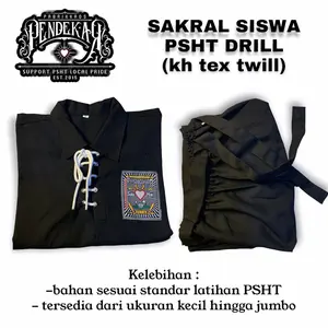 Sakral Siswa PSHT seragam latihan Psht