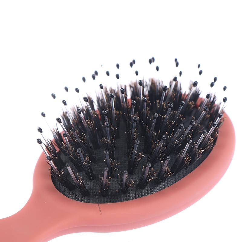 Product Introduction of Women's Hair Brush Comb Natural Boar Bristle Anti-static Hairbrush  Barber Brush 22