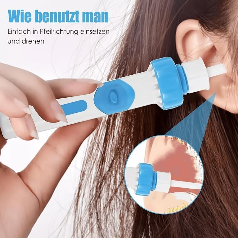 Painless And Safe Earwax Removal Kit - Portable Electric Vacuum Cleaner, Comfortable And Soft Ear Cleaning Tool Set, Household Earwax Removal Tool Ear-Digging Spoon 3
