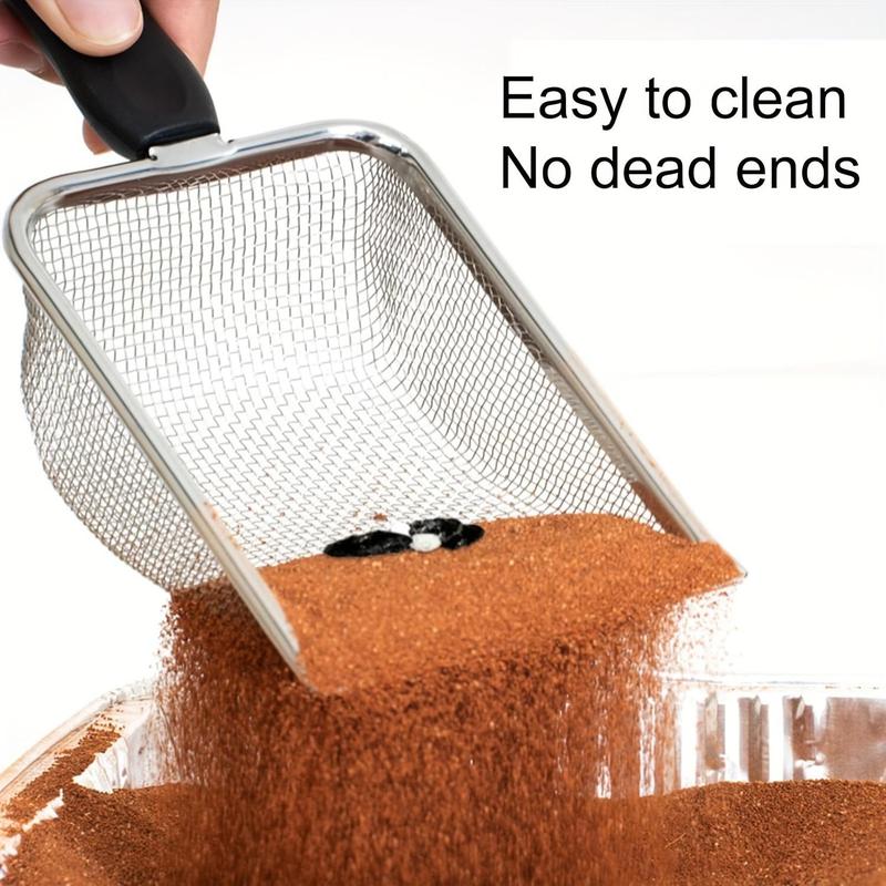 Product Introduction of Stainless Steel Pet Litter Scoop, Efficient Litter Scoop for Easy Dog and Cat Waste Removal, Durable and Easy To Clean Design for Long-lasting Use 4