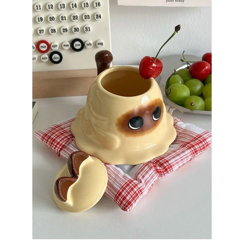 Cốc sứ hình con mèo dễ thương có hộp đẹp 5