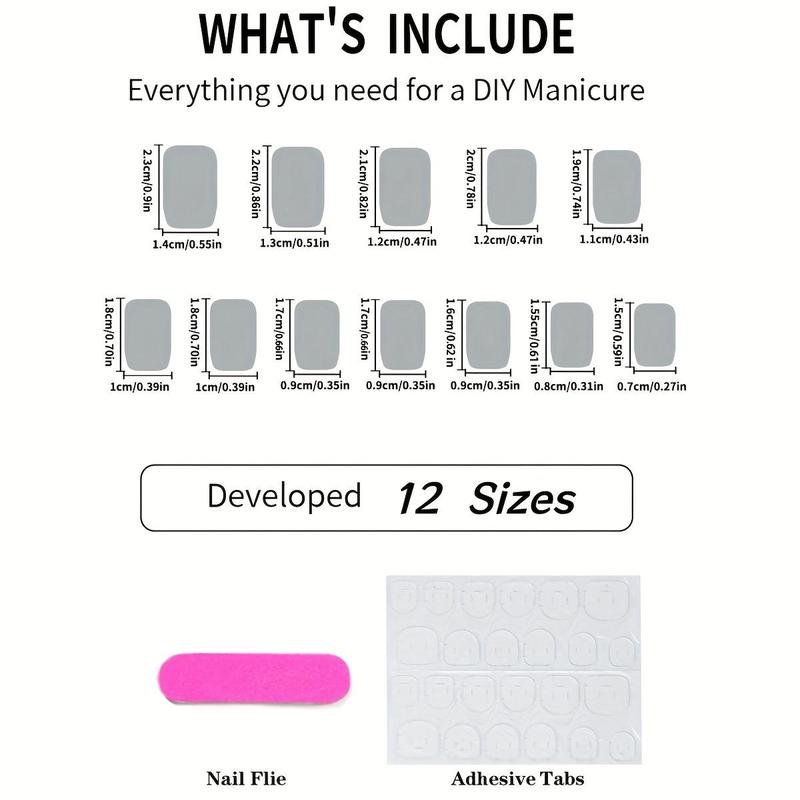 Product Introduction of 3D Lip Print Pattern Fake Nail with Tape & Nail File, 24pcs/set Rhinestone Decor Press on Nails for Women & Girls DIY Nail Art, Elegant Stick on Nails Kit, Christmas, Christmas Gift 16