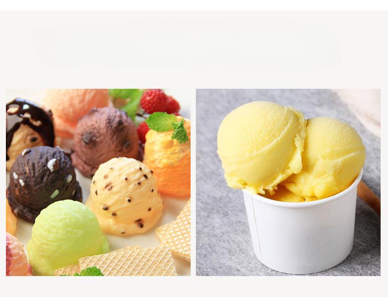 Product Introduction of Stainless Steel Multifunctional Iced Cream Spoons Non-Stick Fruit Ice Ball Maker Watermelon Ice Cream Spoon Tool Sugar Spoons 5