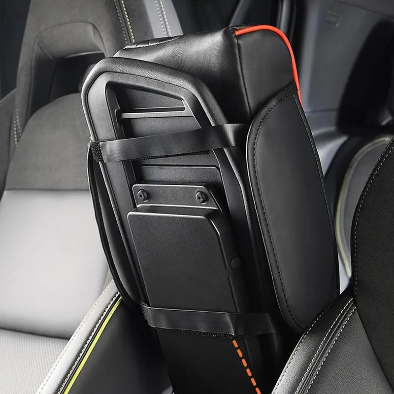 Car Armrest Box Pad, 1 Count Universal Car Tissue Box, Multi-functional Car Armrest Box Pad, Car Interior Accessories for Stowing & Tidying 7