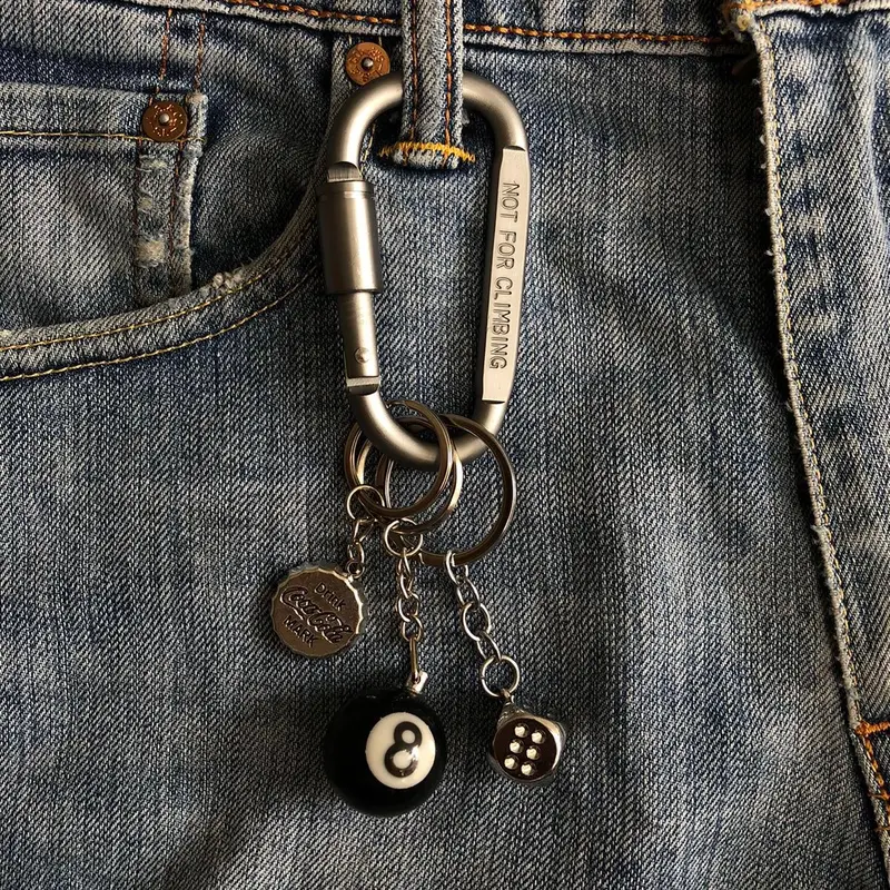 Carabiner Keychain Kalcer Gantungan Kunci Skena Aksesoris 0