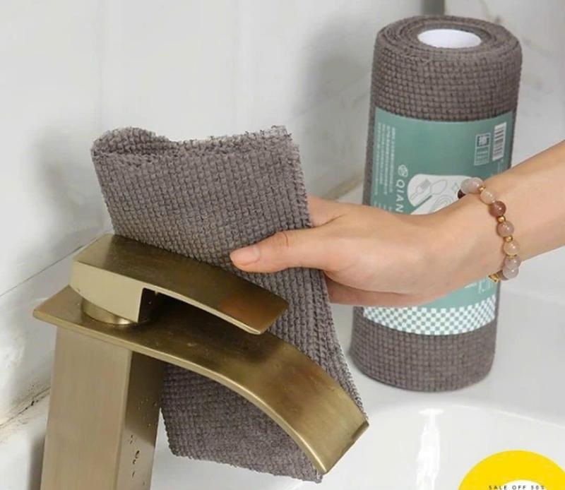Product Introduction of Cuộn Khăn Giấy Lau Bếp Đa Năng Than Tre 25 Tờ Tái Sử Dụng Nhiều Lần Thấm Hút Tốt 14