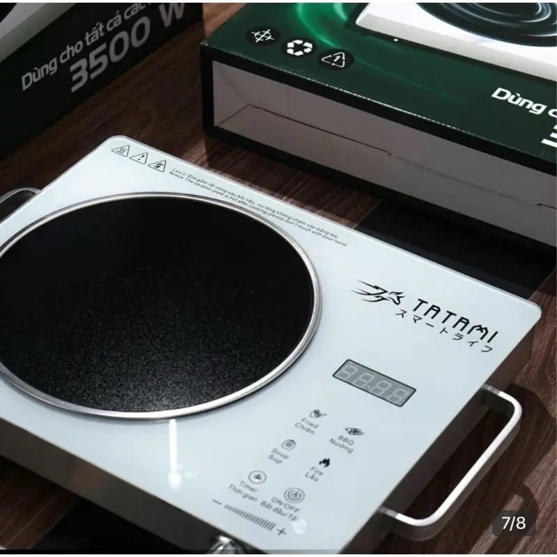 Bếp hồng ngoại cao cấp TATAMI đa chức năng công suất 3500W không kén nồi không bức xạ tiết kiện điện, Bếp hồng ngoại đơn 3
