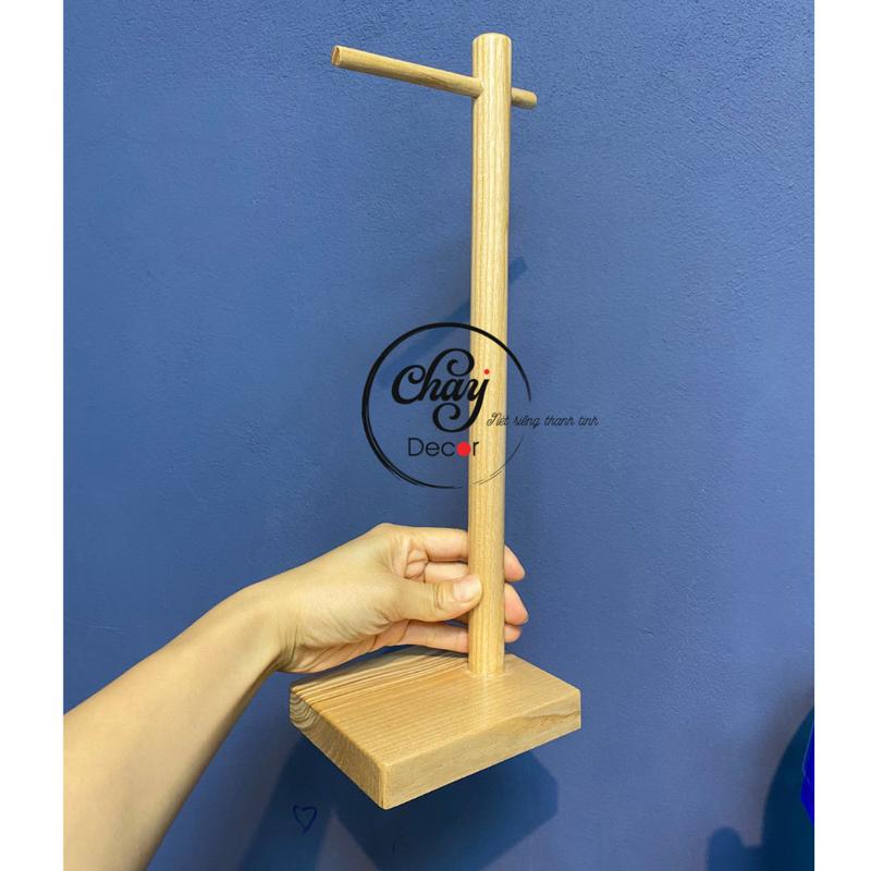 Set Kệ Gỗ Treo Chuông Gió Bình An, Set Chuông Bình An Chay Decor 1