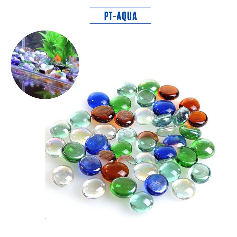 Sỏi Thủy Tinh Mini Nhiều Màu Trang Trí Bể Cá Cảnh Phụ Kiện Trang Trí Hồ Cá Nhỏ Hòn Non Bộ Thác Phong Thủy Tiểu Cảnh