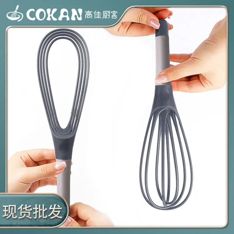 Rotating plastic manual egg beater, home baking and whipped cream mixer, blender, kitchen tools