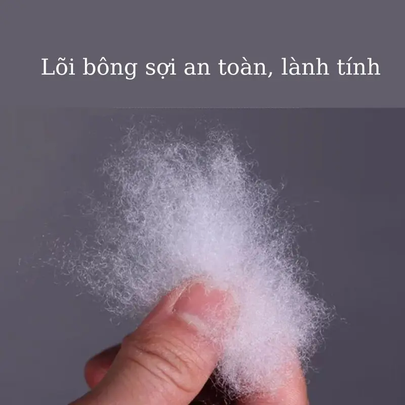 Ruột gối cao cấp đủ kích thước - ruột gối bông gòn có khóa kéo để tháo, thêm bông 4
