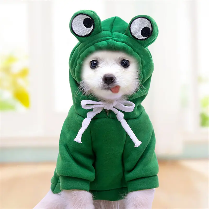 Winter Warm Fleece 1pc Cute Fruit Design Dog Hoodie - Christmas Gift Pet Clothes For Dogs 2