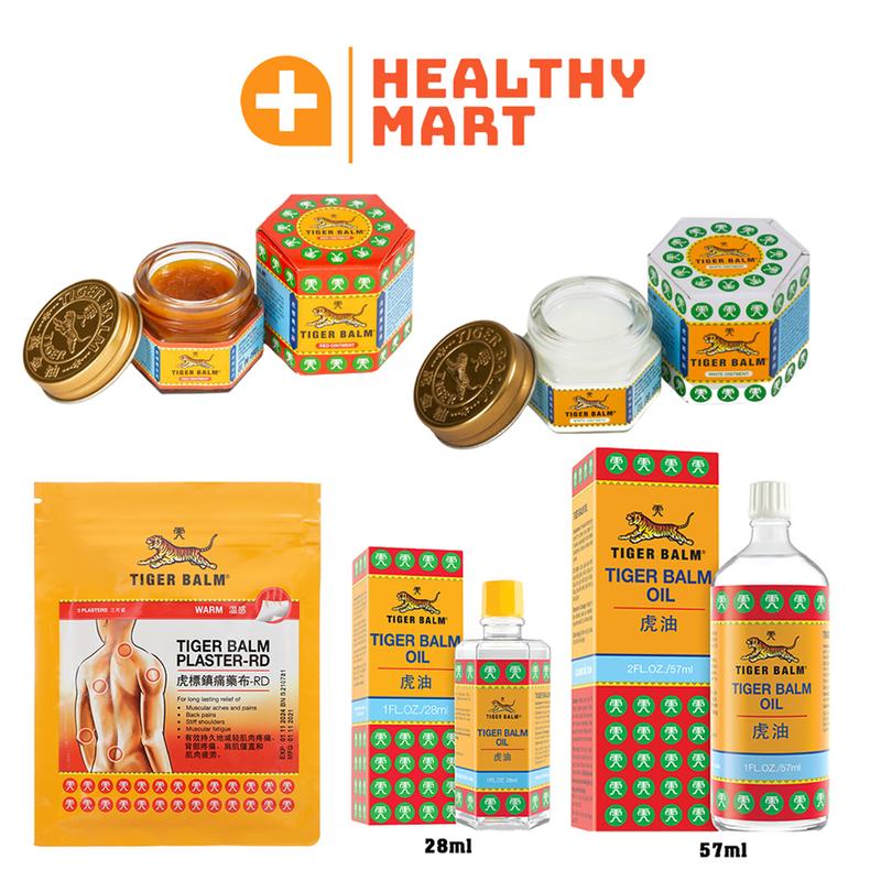 Tiger Balm - Dầu cao giảm đau xương khớp và ngăn ngừa cảm cúm - Dầu xoa bóp giảm đau tiger balm