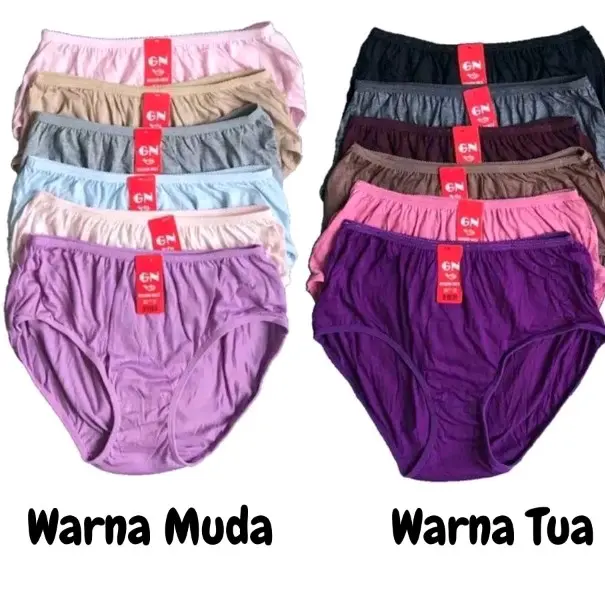 Celana Dalam Wanita Golden Nick Warna Tuda dan Muda CD Wanita GN Polos Bahan Katun Rayon Poliester 0