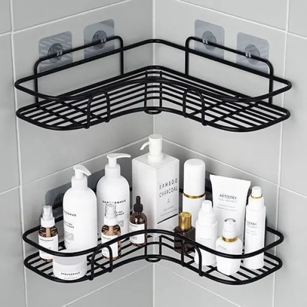 Household Daily Use Articles Small Supplies Toilet Supplies Utensils Punch-Free Kitchen Storage Rack Gadgets Organiser storage  basket toilet  holder