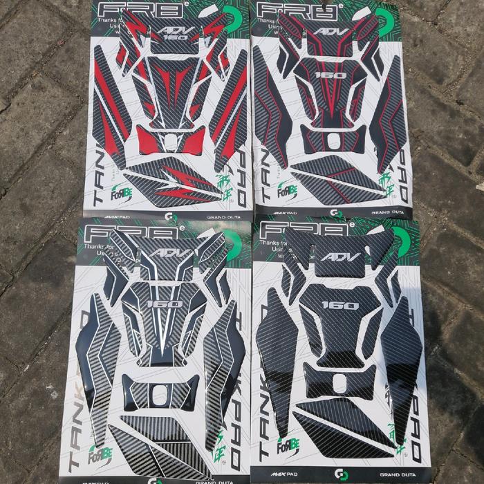 Jual tankpad sticker timbul adv160 motif carbon warna bervariasi ...