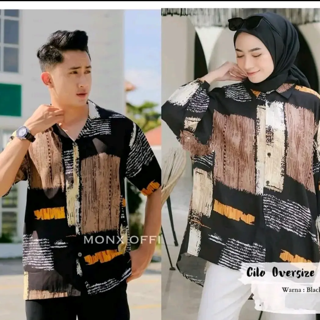 kemeja couple // kemeja Hawaii // kemeja motif // kemeja unisex //kemeja pantai//order 1 dapet 2 psc Setrip