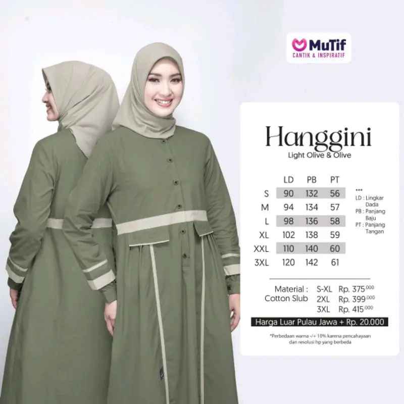 SARIMBIT MUTIF HANGGINI Muslim Baju 1