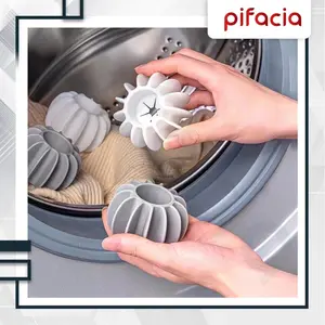 PIFACIA Bola Laundry Silicon Pembersih Pakaian Ajaib Alat Anti Kusut Mesin Cuci Magic Washing Laundry Ball