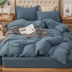 SET BEDCOVER SPREI AESTHETIC POLOS SIMPLE TINGGI KASUR 20 CM [WIDANI STORE]