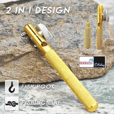  Dụng Cụ Buộc Lưỡi Câu Cá Cao Cấp ,Lưỡi câu đài Bằng Kim Loại Màu Vàng Đồng SPK-34 - Sanami FIshing 