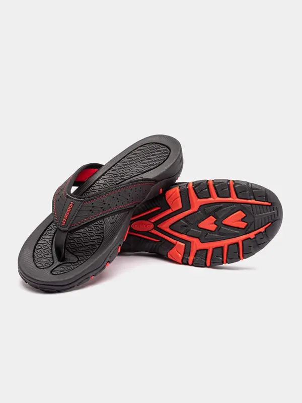 HOBIBEAR Men's sandals, breathable shoes, summer thick soled casual flip flops, beach sandals 4