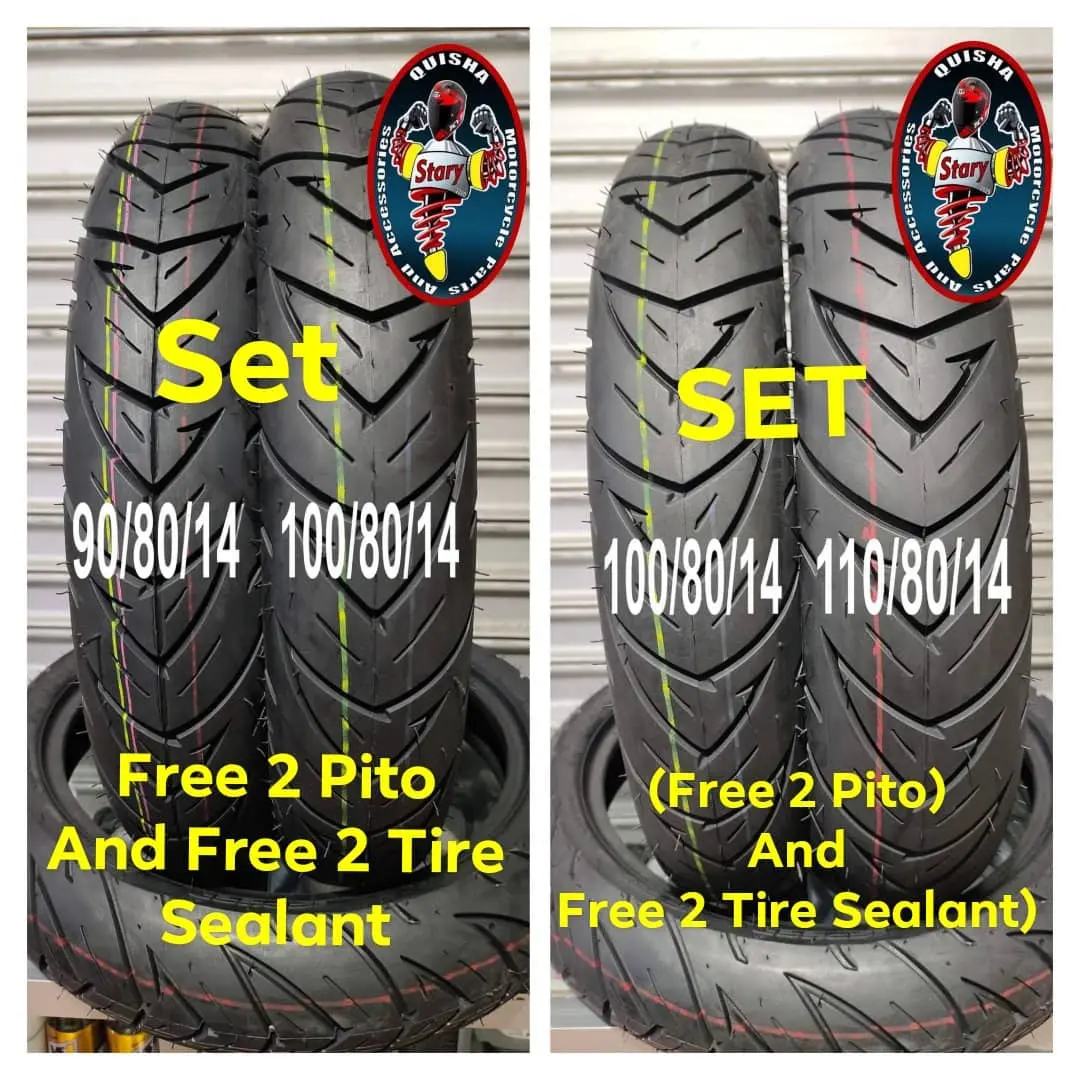 Power tire Heavy Duty S205 / S204 FOR SCOOTER SIZE  14 (Sold as pair)
