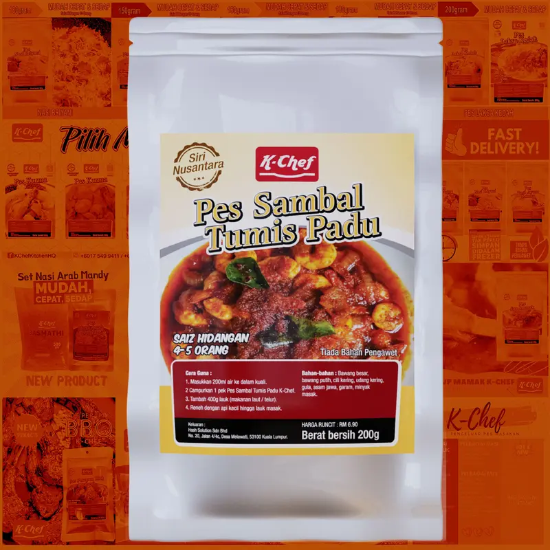 Pes Sambal tumis Padu K-Chef - TikTok Shop Malaysia