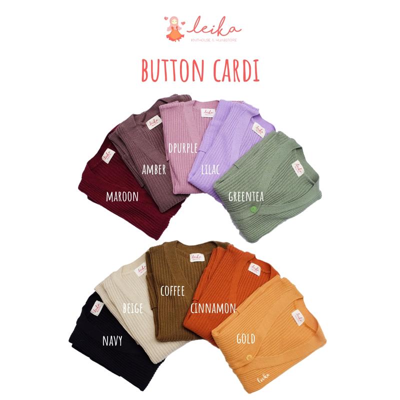 CARDIGAN BUTTON KANCING (3-5TH) ANAK PEREMPUAN HALUS Motif Rajut Fashion Cantik 2