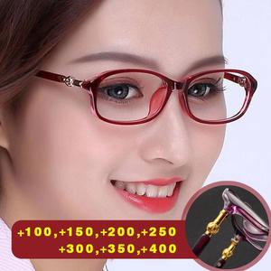 Reading Glasses Fashion Purple Ultra-light Presbyopic Glasses Age-reducing Resin Presbyopia Glasses for Farsighted Corrective Female