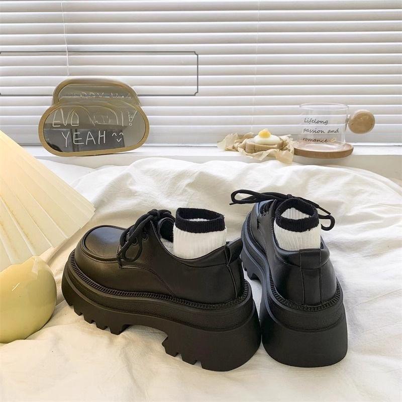 Product Introduction of Giày da Anh, màu đen, đế dày, phong cách Cổ Điển Giày Lười Tăng Chiều Cao, với thiết kế Thang máy ẩn 10