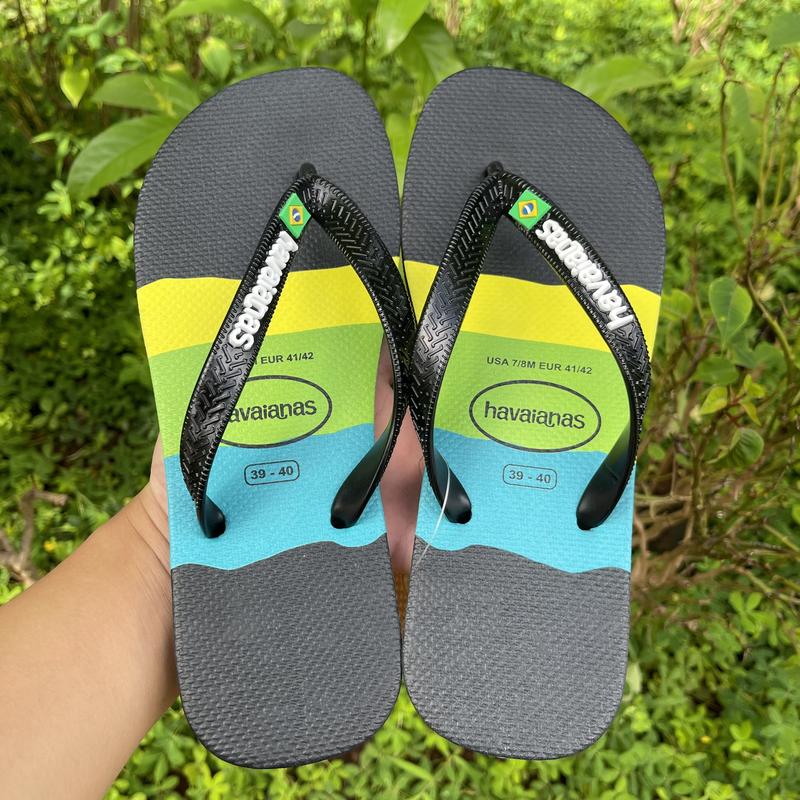  Dép xỏ ngón Nam Havana  mẫu cờ brazil 01  