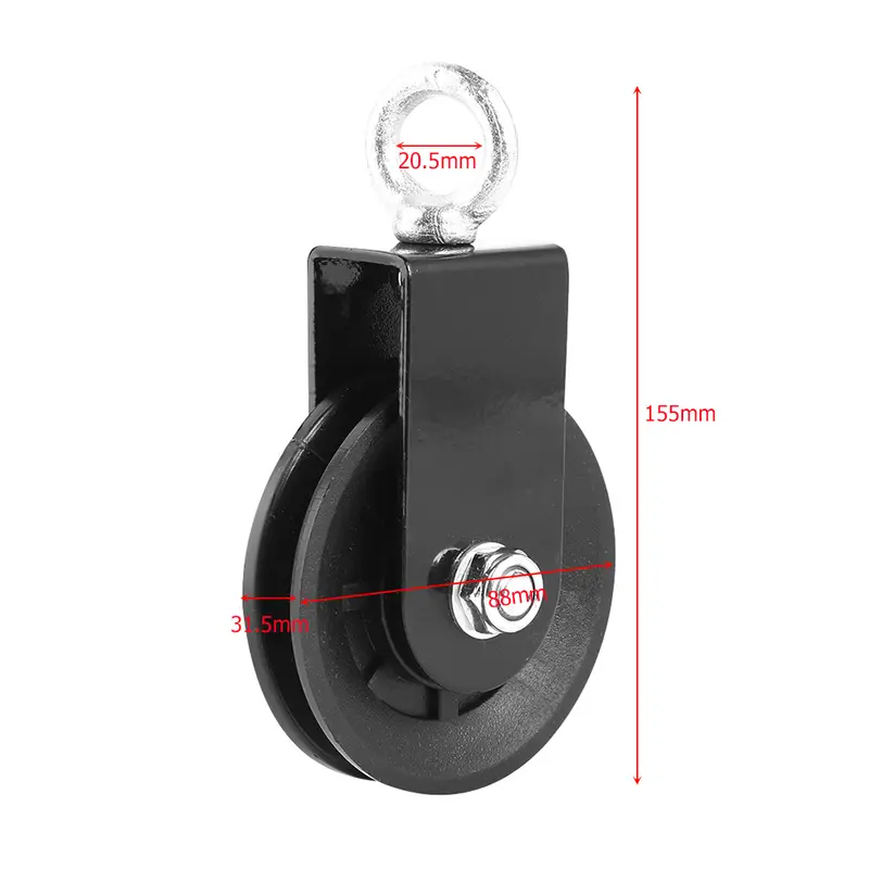 Ròng Rọc Nâng, Thép Không Gỉ, Chịu Lực, Thích Hợp Tập Luyện Và Tập Luyện, Thiết Bị Tập Gym Thể Dục, Có Bánh Răng Bi Phụ Kiện 8