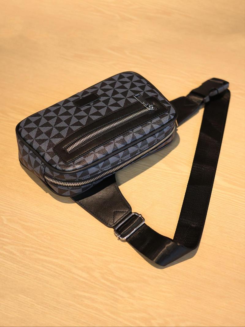 Product Introduction of Fashion All Over Pattern Fanny Pack, Casual Versatile Zipper Belt Bag for Women, Trendy All-match Sling Bag for Daily Use 4
