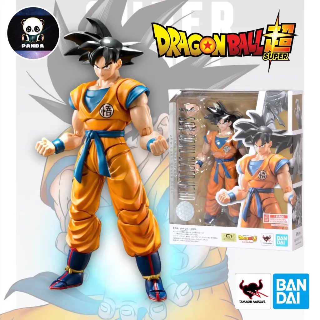 Mô Hình Son Goku Super Hero SHF Dragon Ball Chính Hãng BANDAI SHFiguarts