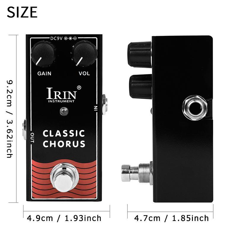 Classic Chorus Guitar Effect Pedal, Mini Guitar Effect Pedal, Guitar Accessories for Electric Guitar, Bass, Keyboard, Drum 1