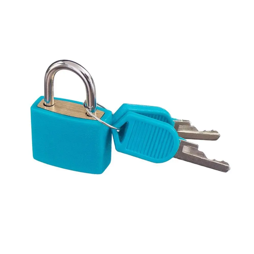 Padlock Mini Locker with Two Keys Luggage Suitcase Bag Locks