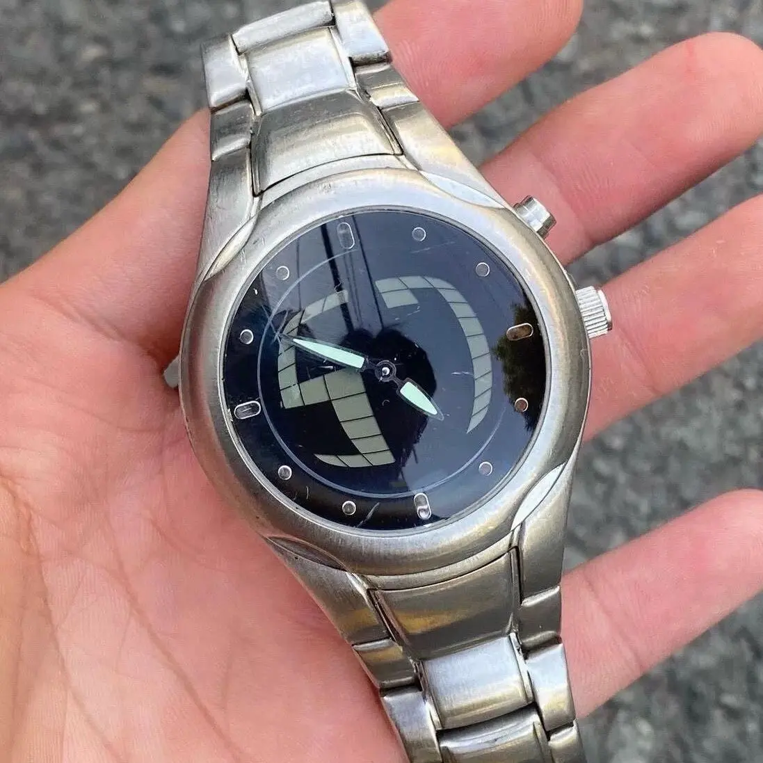 Fashionable High-end Men's WatchMillennium Y2K Retro Vintage Digital Display Dynamic Original Ins Niche Watch