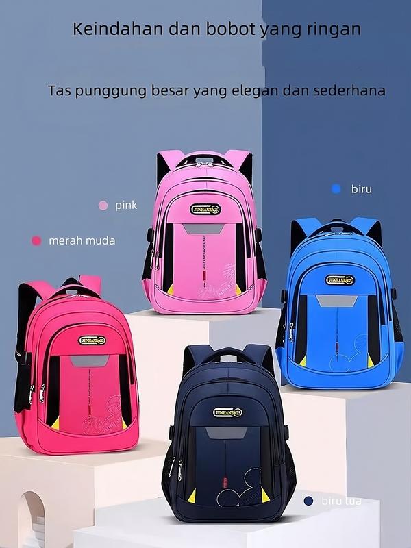  Tas Sekolah Anak-Anak Pengurang Beban - Ergonomis - Tahan Lama - Shop Illustration 